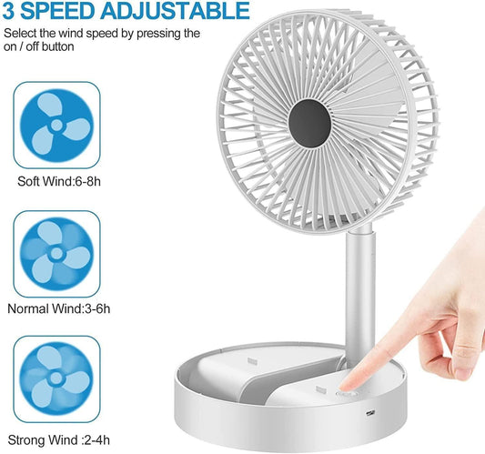 Smartbuy Adjustable & Rechargeable Fan