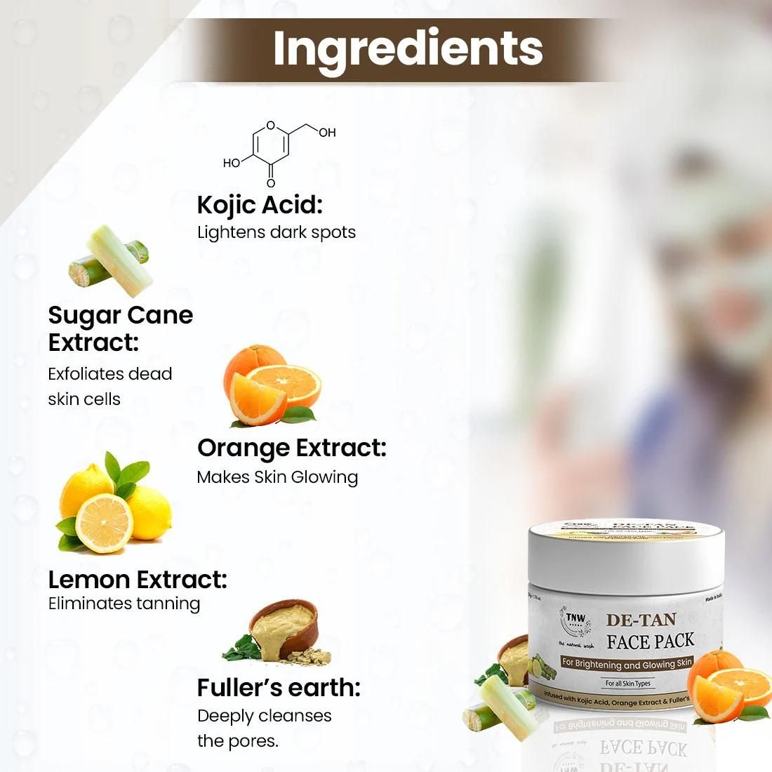 Detan  Face Vitamin C Cream