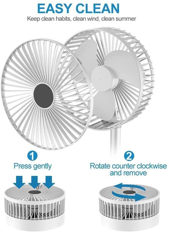 Smartbuy Adjustable & Rechargeable Fan