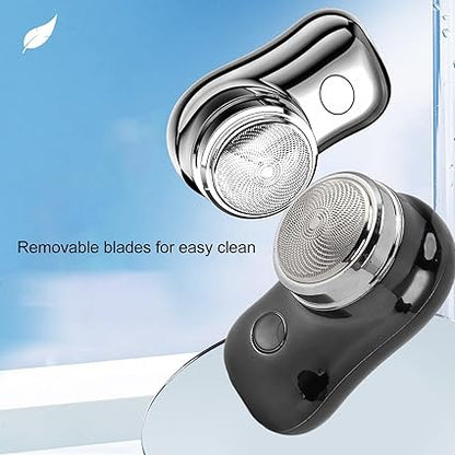 Mini Electric Beard Trimmer, Pocket Size Type C Rechargeable