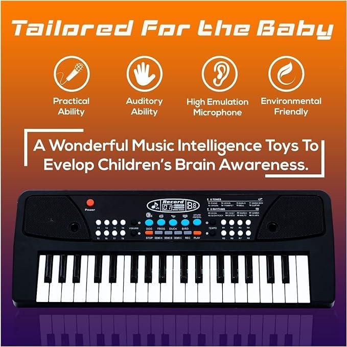 Piano Keyboard with Microphone Baby Toys